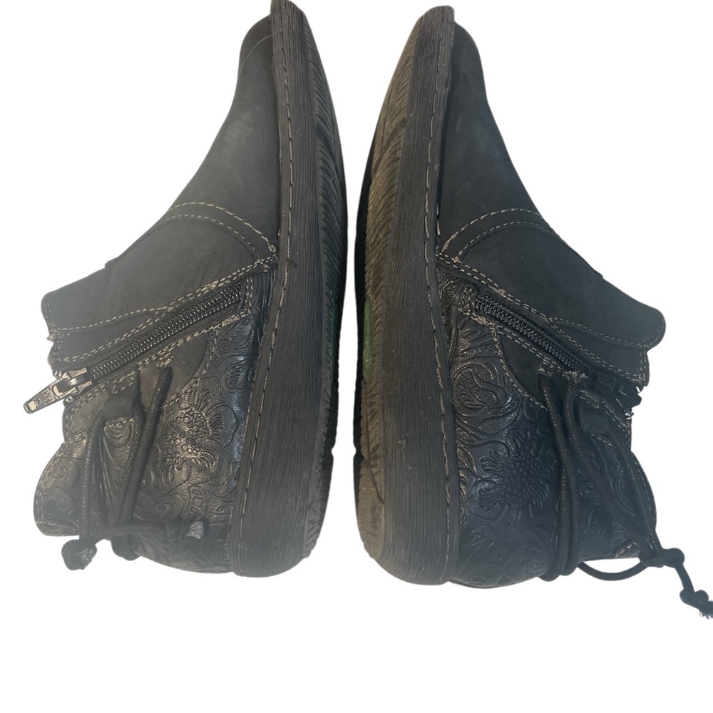 Planet Black Leather Ankle Boots Size 6.5 - Picture 9 of 9